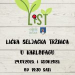 NAJAVA: Prva ovogodišnja Lička seljačka tržnica u Karlobagu – 24. srpnja 2025.!